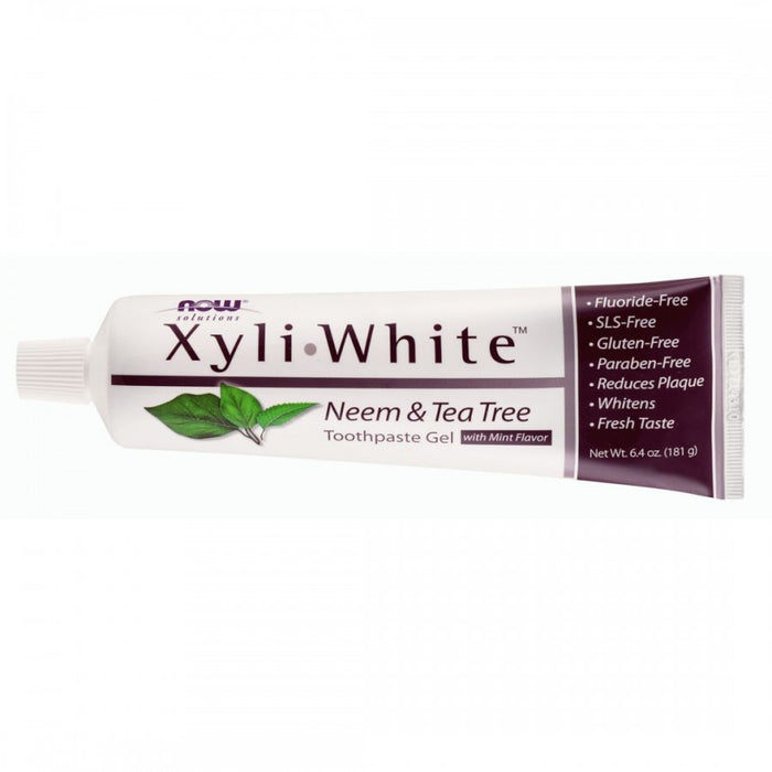 NOW Xyliwhite Neem & Tea Tree Toothpaste Gel - The Health Shop