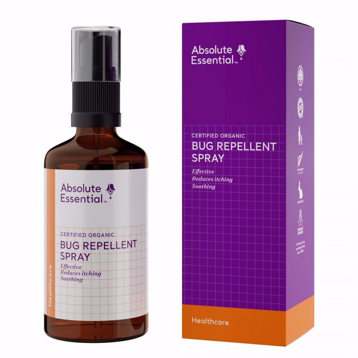 Absolute Essential Bug Repellent Spray (Organic) 100ml - The Health Shop