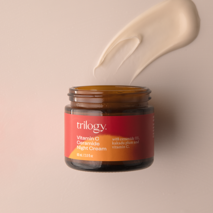 Trilogy Vitamin C Ceramide Night Cream, 60ml - The Health Shop