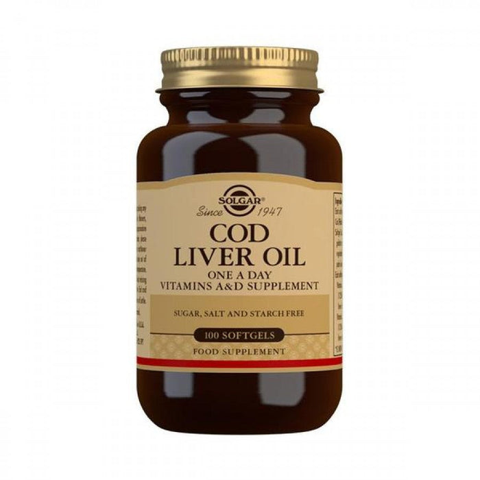 Solgar Cod Liver Oil 100softgels - The Health Shop