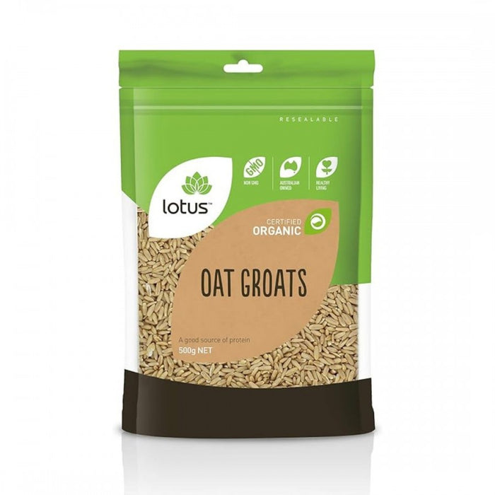 Lotus Organic Oat Groats 500g - The Health Shop