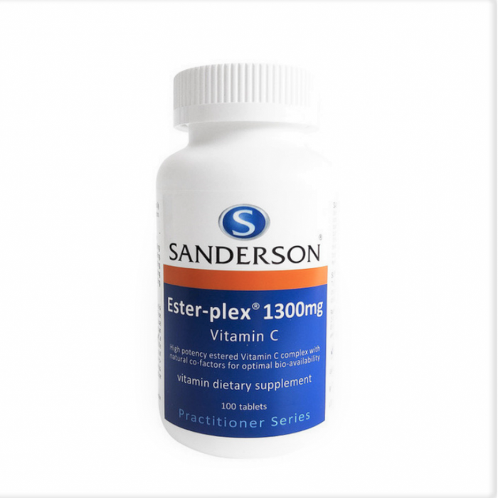Sanderson Ester-Plex 1300mg Vitamin C 100tabs - The Health Shop