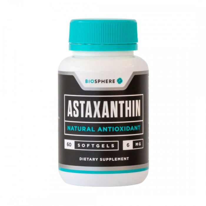 Biosphere Astaxanthin 6mg 60 softgels - The Health Shop