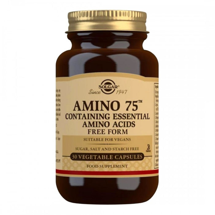 Solgar Amino 75 Essential Amino Acids 30vegcaps - The Health Shop