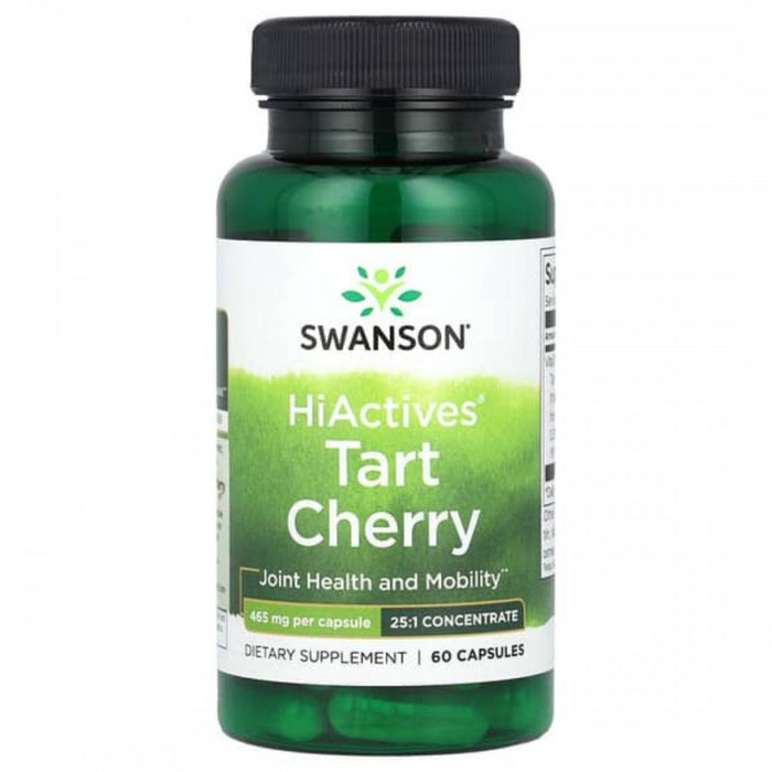 Swanson HiActives® Tart Cherry 465mg 60caps - The Health Shop