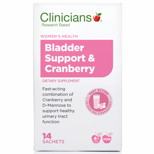 Clinicians Bladder Support & Cranberry 14 sachets - The Health Shop