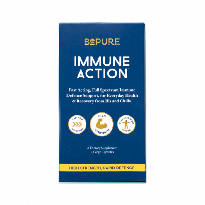 BePure Immune Action 45 vege caps - The Health Shop