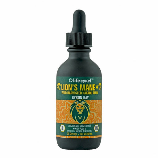 Life Cykel Lion's Mane Mushroom Liquid Extract 60ml - The Health Shop