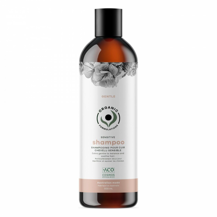 Organic Formulations Sensitive Shampoo 500ml - The Health Shop