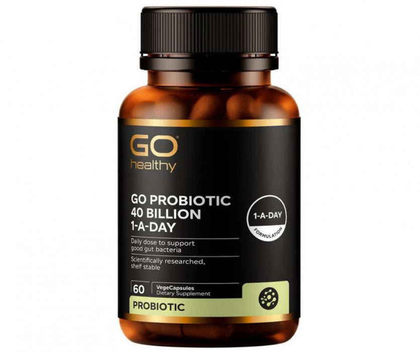 GO Healthy Probiotic 40 Billion 1-A-Day 60vcaps - The Health Shop