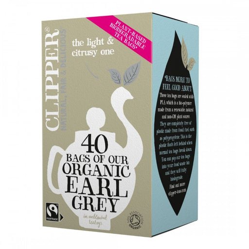 Clipper Organic Earl Grey 40 tea bags - The Health Shop