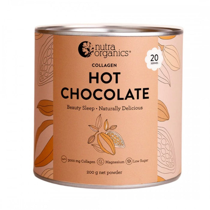Nutra Organics Collagen Hot Chocolate 200g - The Health Shop
