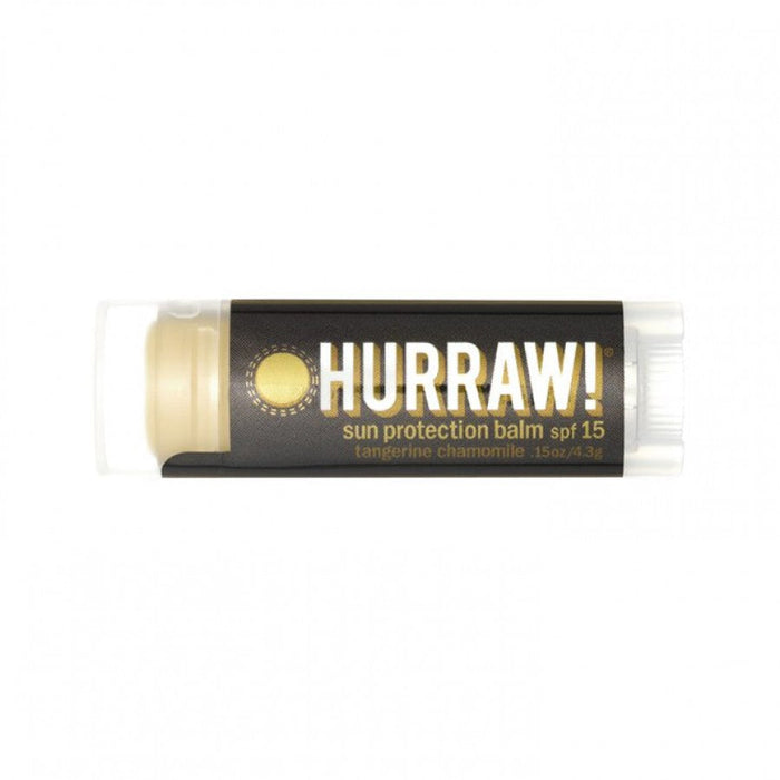 HURRAW! Tangerine Chamomile Sun Lip Balm with SPF 15 - The Health Shop