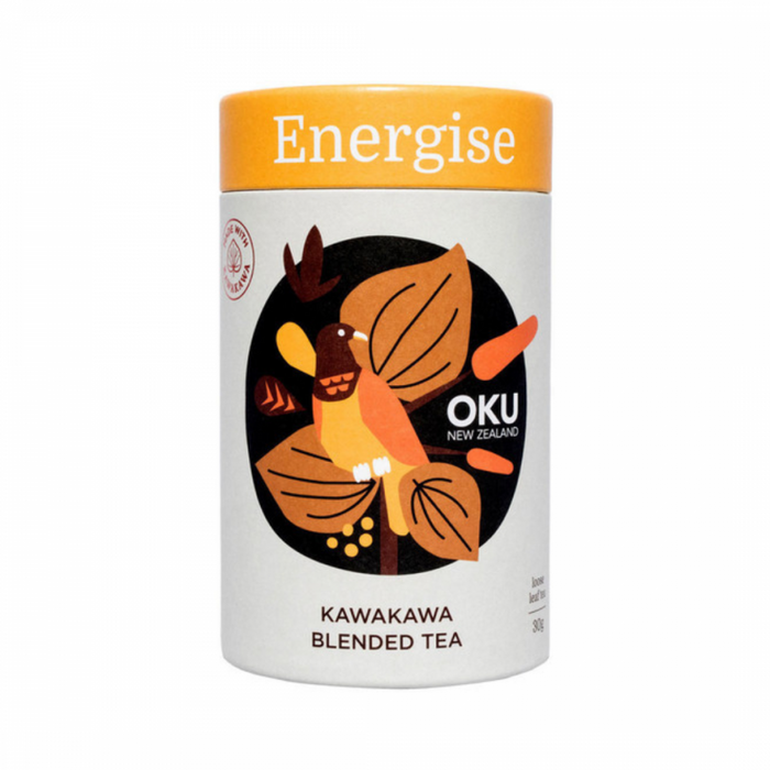 OKU Energise Kawakawa Blended Tea 30g loose leaf - The Health Shop