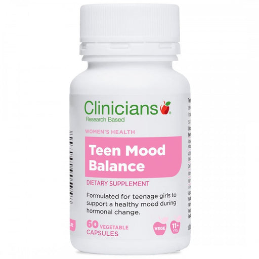 Clinicians Teen Mood Balance 60vcaps - The Health Shop