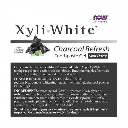 Xyliwhite Charcoal Refresh Toothpaste Gel - The Health Shop