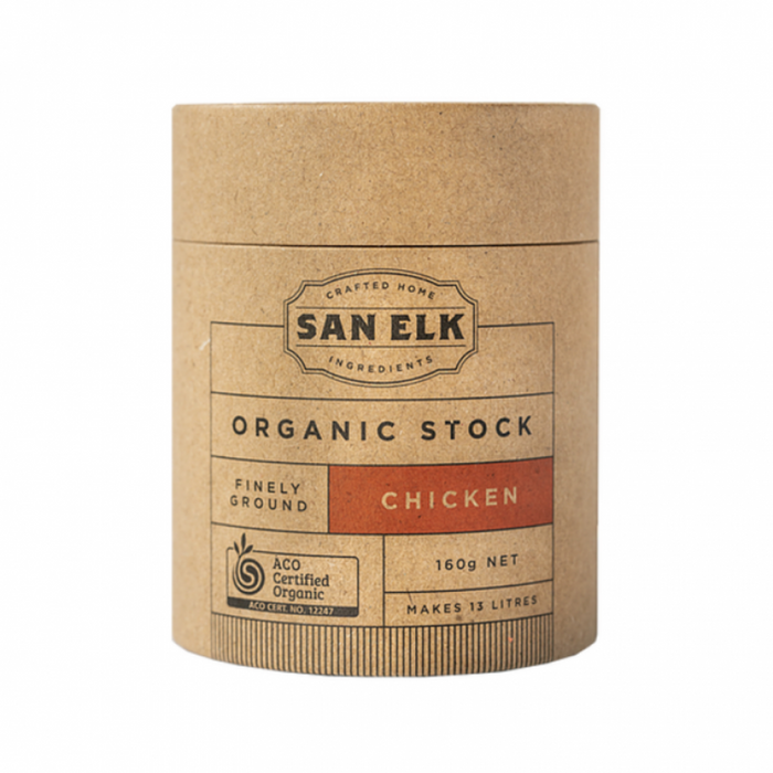 San Elk Organic Artisan Stock, Chicken 160g - The Health Shop