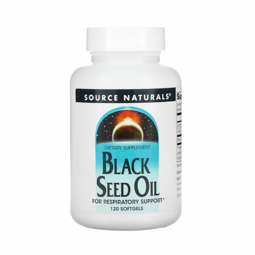 Source Naturals Black Seed Oil 120 softgels - The Health Shop