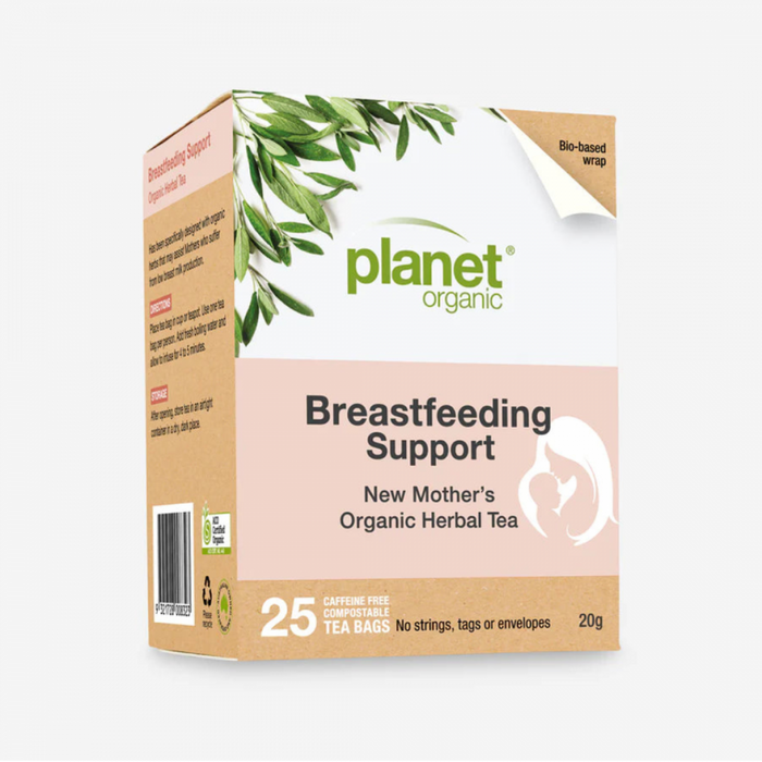 Planet Organic Breastfeeding Support Tea 25 bags - The Health Shop
