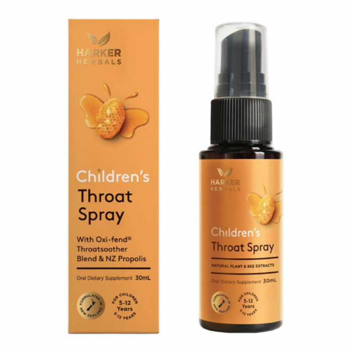 Harker Herbals Childrens Throat Spray 30ml - The Health Shop