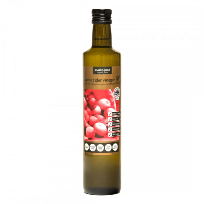 Waihi Bush Apple Cider Vinegar 500ml - The Health Shop