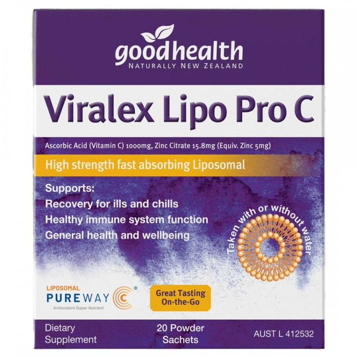Goodhealth Viralex Lipo Pro C 20 sachets - The Health Shop