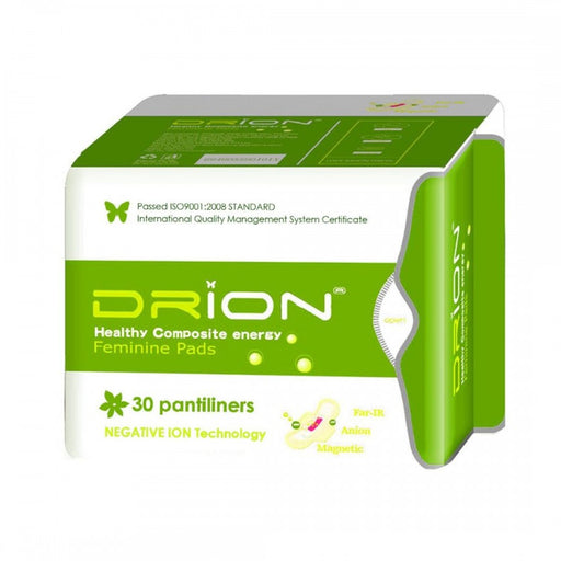 DRION Healthy Composite Energy Feminine Pads - 30 pantiliners - The Health Shop