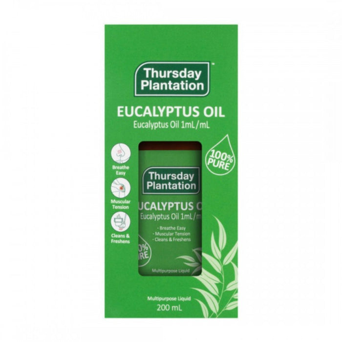 Thursday Plantation Eucalyptus Oil 100% Pure 200ml - The Health Shop