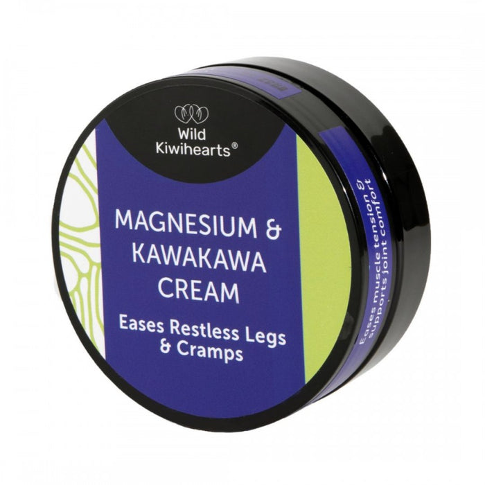 Wild Kiwihearts Magnesium & Kawakawa Cream 50ml - The Health Shop