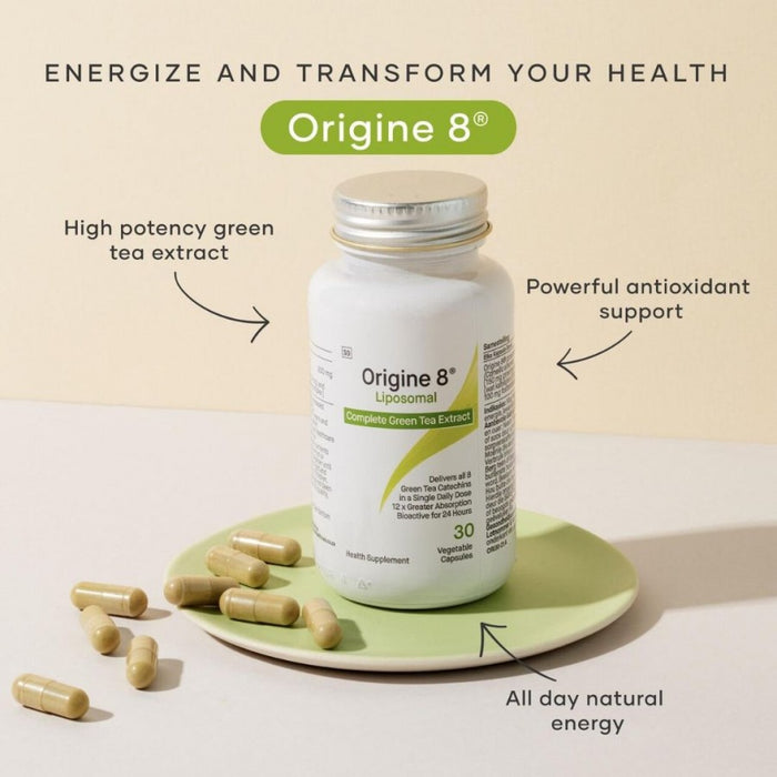 Coyne Healthcare Origine 8 Liposomal Green Tea Extract 30vcaps - The Health Shop