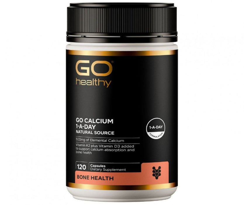 GO Healthy Calcium 1-A-Day 120vcaps - The Health Shop