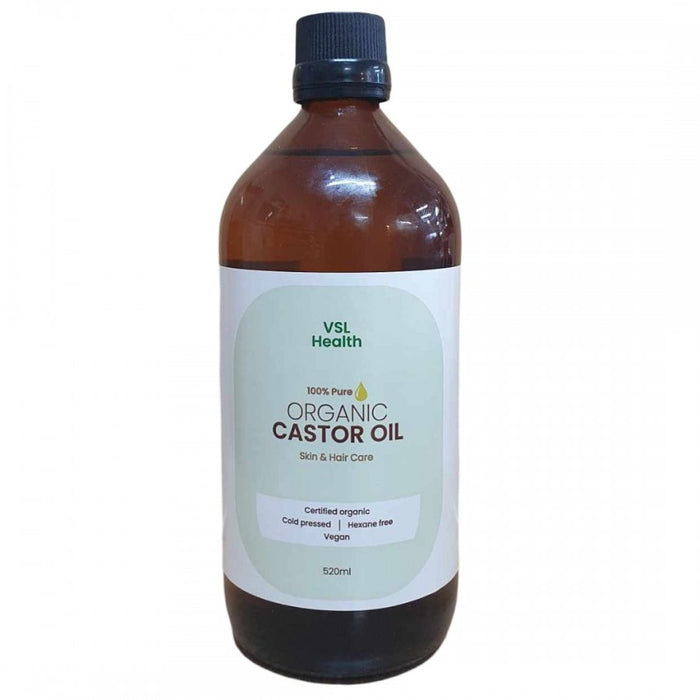 VSL Health Organic Castor Oil 520ml - The Health Shop