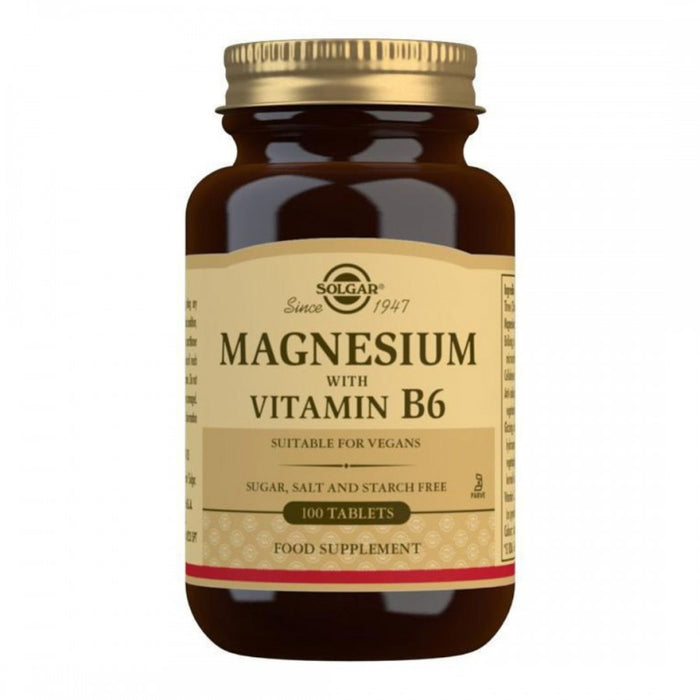 Solgar Magnesium with Vitamin B6 100tabs - The Health Shop