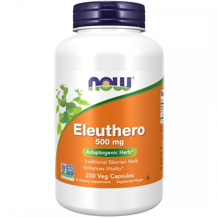 NOW Eleuthero 500mg 250vcaps - The Health Shop