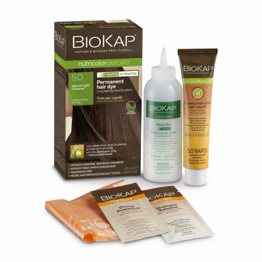 BioKap Nutricolor Delicato RAPID 5.0 Natural Light Chestnut - The Health Shop