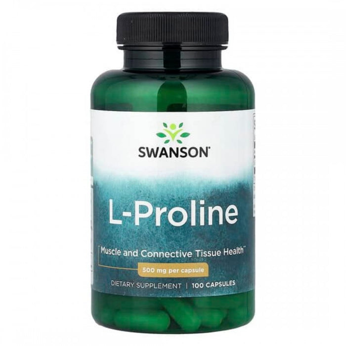 Swanson L-Proline 500mg 100caps - The Health Shop
