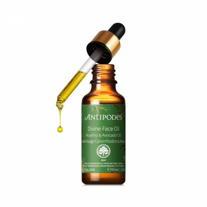 Antipodes Divine Face Oil Rosehip & Avocado Oil 30ml - The Health Shop