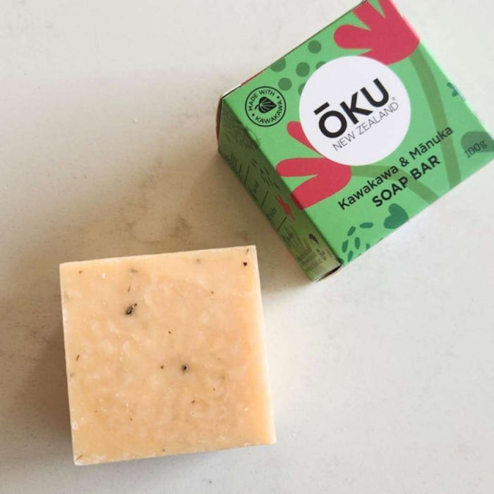 OKU Kawakawa & Manuka Soap Bar 100g - The Health Shop