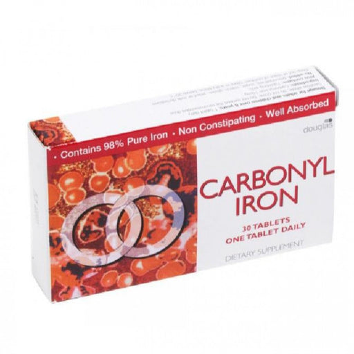 Douglas Dietary Carbonyl Iron 30tabs - The Health Shop
