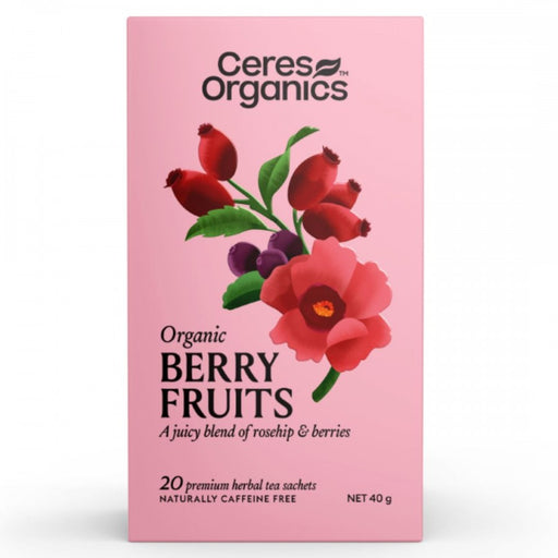 Ceres Organics Organic Berry Fruits 20 herbal tea sachets - The Health Shop