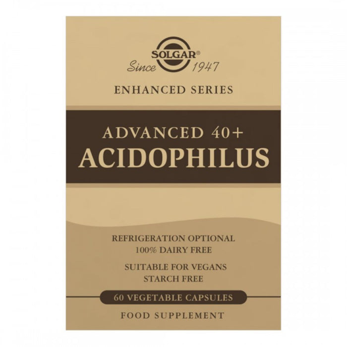 Solgar Advanced 40+ Acidophilus 60vcaps - The Health Shop