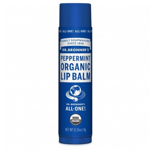 Dr. Bronner's Organic Lip Balm, Peppermint - The Health Shop