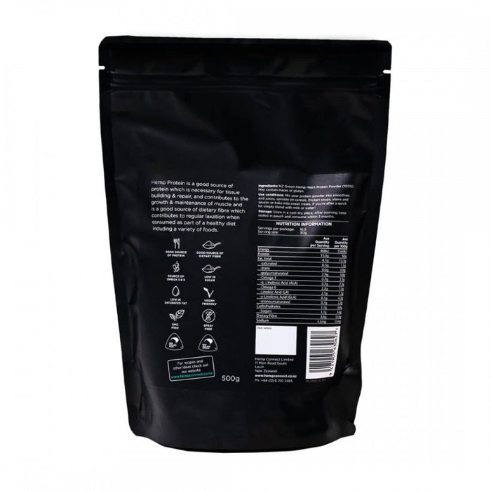 Hemp Connect Hemp Heart Protein Powder 500g - The Health Shop