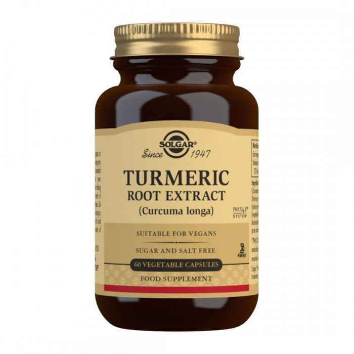 Solgar Turmeric Root Extract 60vegcaps - The Health Shop