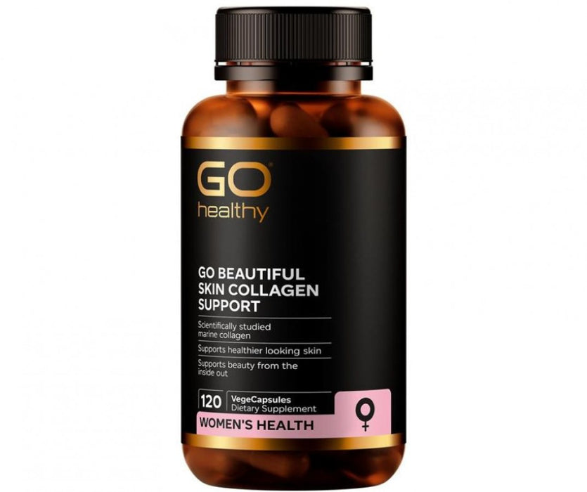 GO Healthy Beautiful Skin Collagen Support 120vcaps - The Health Shop