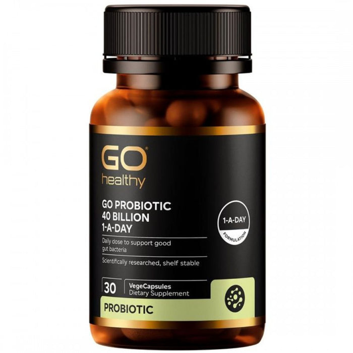 GO Healthy Probiotic 40 Billion 1-A-Day 30vcaps - The Health Shop