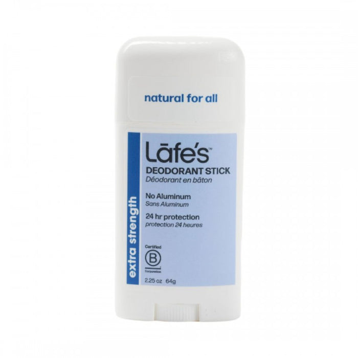 Lafe's Deodorant Stick, extra strength - The Health Shop