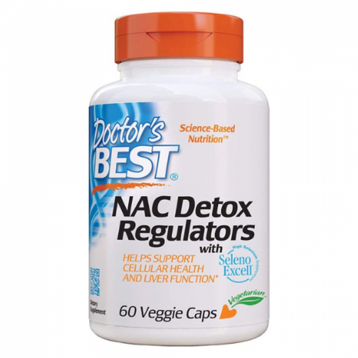 Doctor's Best NAC Detox Regulators 60vcaps - The Health Shop
