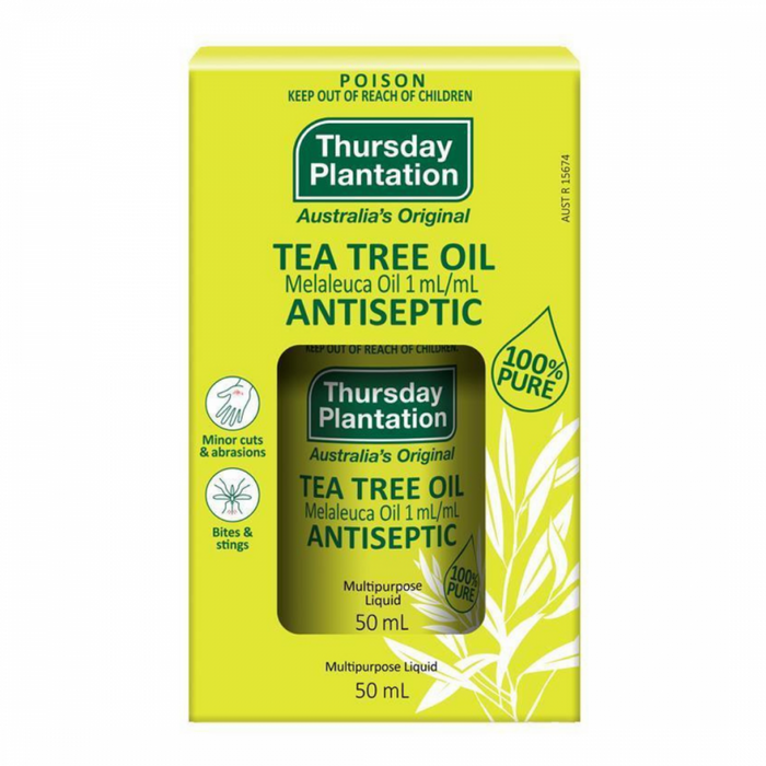 Thursday Plantation Tea Tree Oil 100% Pure 50ml - The Health Shop