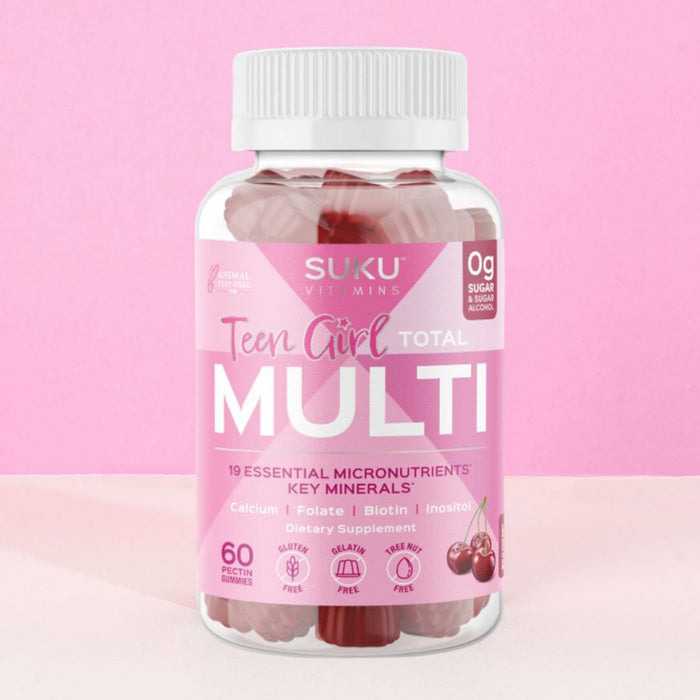 SUKU Vitamins Teen Girl Total Multi 60 Gummies - The Health Shop